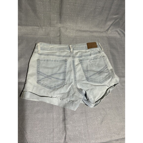 Lot Of 6 Jean Shorts Women Denim Waist spring break chic booty distressed - Picture 7 of 16